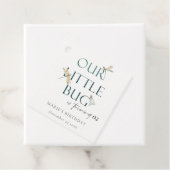 Onze kleine blauwe dragonvlieg elke dag bedankjes labels (In situ)