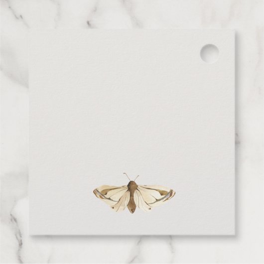 Onze kleine blauwe dragonvlieg elke dag bedankjes labels (Achterkant)