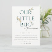 Onze kleine blauwe dragonvlieg elke dag bedankkaart (Staand voorkant)