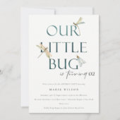 Onze kleine blauwe dragonvlieg elke dag kaart (Voorkant)