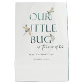 Onze kleine blauwe dragonvlieg elke dag medium cadeauzakje (Achterkant)