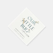 Onze kleine blauwe dragonvlieg elke dag servet (Hoek)