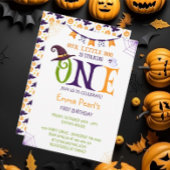 Onze kleine boe die een, Halloween 1e verjaardag d Kaart