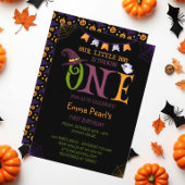 Onze kleine boe die een, Halloween 1e verjaardag d Kaart