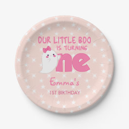 Onze kleine boe die er één draait, Halloween 1 St. Papieren Bordje