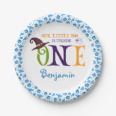 Onze kleine boe die er één draait, Halloween 1 St. Papieren Bordje (Voorkant)