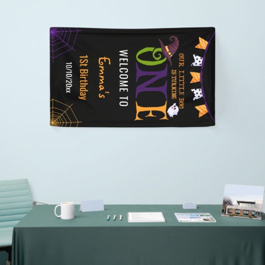 Onze kleine boe die er één draait, Halloween 1 St. Spandoek (Beurs)