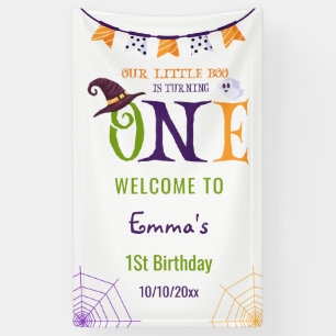 Onze kleine boe die er één draait, Halloween 1 St. Spandoek