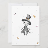 Onze kleine boe die twee Halloween 2e verjaardag d Kaart (Achterkant)