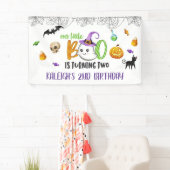 Onze kleine boe draait om de 2-jarige banner (Insitu)