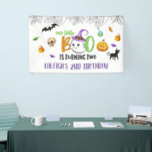 Onze kleine boe draait om de 2-jarige banner (Beurs)