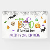 Onze kleine boe draait om de 2-jarige banner (Horizontaal)