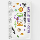 Onze kleine boe draait om de 2-jarige banner (Verticaal)