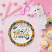 Onze kleine boe draait om de TWEE verjaardag (2) Papieren Bordje (Feest)