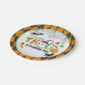 Onze kleine boe draait om de TWEE verjaardag (2) Papieren Bordje (Gekanteld)