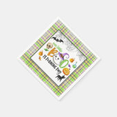 Onze kleine boe draait om de TWEE verjaardag Servet (Hoek)