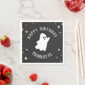 Onze kleine boe draait om twee Ghost Halloween Servet (Insitu)