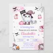 Onze kleine boe draait twee verjaardag. kaart (Voorkant)