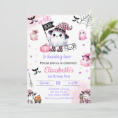 Onze kleine boe draait twee verjaardag. kaart (Staand voorkant)