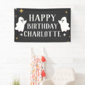 Onze kleine boe draait twee verjaardag. spandoek (Insitu)