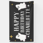 Onze kleine boe draait twee verjaardag. spandoek (Verticaal)