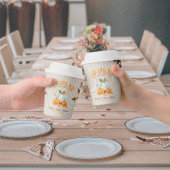 Onze kleine boe is bijna te wijten aan Baby shower Papieren Bekers