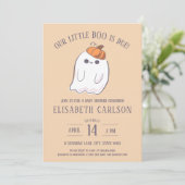 Onze kleine boe is de uitnodiging van Ghost Baby s (Staand voorkant)