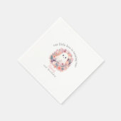 Onze kleine boe wordt 2 boho-geest servet (Hoek)