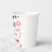 Onze kleine boek twee roze meisje Halloween verjaa Papieren Bekers (Links)