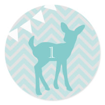 Onze kleine bok draait één Sticker