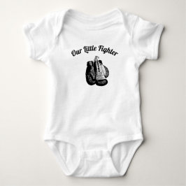 Onze kleine bokshandschoenen romper