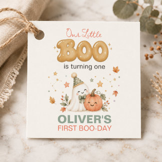 Onze Kleine Boo 1e Verjaardag Bedankt Favor Taggen Bedankjes Labels