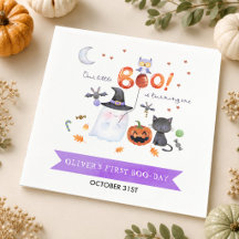 Onze Kleine Boo 1e Verjaardag Eerste Boo-Dag Serve