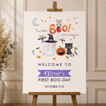 Onze Kleine Boo 1e Verjaardag Welkomstbord