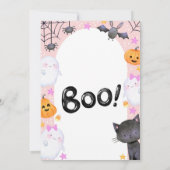 Onze Kleine BOO 2e Verjaardag Uitnodiging Ghost (Achterkant)