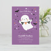 Onze kleine Boo Cute Kinder Halloween eerste verja Kaart (Staand voorkant)