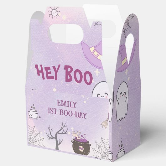 Onze kleine Boo Halloween 1e verjaardag Bedankdoosjes (Geopend)