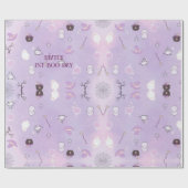 Onze kleine Boo Halloween 1e verjaardag Cadeaupapier (Vlak)