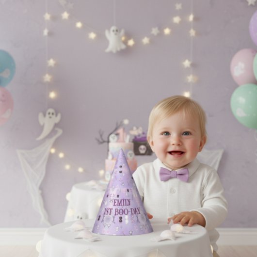 Onze kleine Boo Halloween 1e verjaardag Feesthoedjes