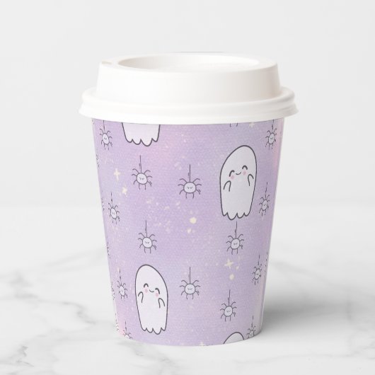 Onze kleine Boo Halloween 1e verjaardag Papieren Bekers (Achterkant)