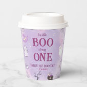Onze kleine Boo Halloween 1e verjaardag Papieren Bekers (Voorkant)