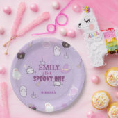 Onze kleine Boo Halloween 1e verjaardag Papieren Bordje (Feest)