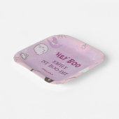 Onze kleine Boo Halloween 1e verjaardag Papieren Bordje (Gebogen)