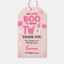 Onze kleine Boo Halloween 2e verjaardag Dank je