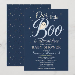 Onze Kleine Boo Halloween Baby Shower Kaart