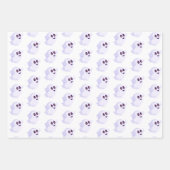 Onze kleine Boo Halloween Birthday Party Inpakpapier Vel (Voorkant 3)