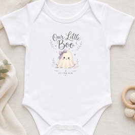 Onze Kleine Boo Halloween Zwangerschapsaankondigin Romper