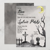 Onze kleine BOO is bijna te wijten aan het kerkhof Kaart (Voorkant / Achterkant)