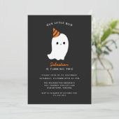 Onze kleine Boo-Kinderen Halloween Théance Kaart (Staand voorkant)