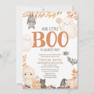 Onze Kleine Boo Komt Er bijna Baby Shower Kaart